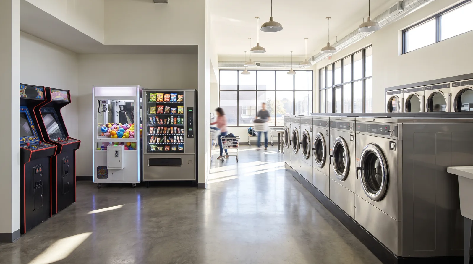 Arcade and Amusement Machines in Laundromats: Do They Add Revenue?